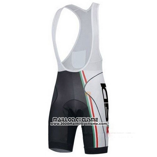 2014 Maillot Ciclismo Castelli SIDI Blanc et Noir Manches Courtes et Cuissard